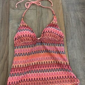 Multi- colored tankini
